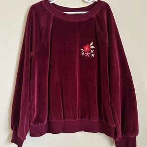 Girls’ Cat & Jack Velour Sweatshirt